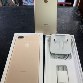 【美品】Apple iPhone7 plus 32GB ゴールド...