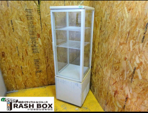 (71-0) SANDEN サンデン 5面ガラス 冷蔵ショーケース AGV-150XB ４面ショーケース W500D520H1610 業務用 縦型 中古 厨房