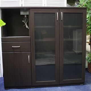 R2212) NITORI 中古 ニトリ　レンジボード コパン 120MBR 食器棚 店頭取引大歓迎♪