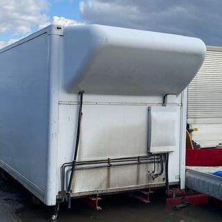 希少【格安】４トン冷凍冷蔵箱②　コンテナ　物置　倉庫　アルミ箱　格安提携先運送会社あり　北海道江別市発 希少【格安】4トン冷凍冷蔵箱 コンテナ 物置 倉庫 アルミ箱 格安提携