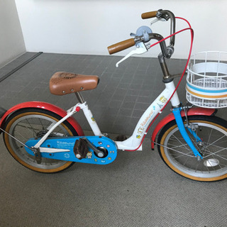 【ネット決済】子供　自転車　16インチ　リラックマ　補助輪付き