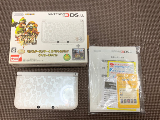 取引中【中古品/美品】3DS LL アイールホワイト