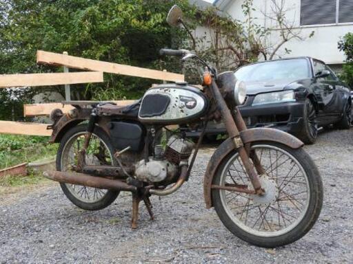 超希少！珍車！カワサキ 85J1 エンジン実働でした。灯火類一部除き作動。1966年60年代の骨董品 コレクション レストア 幻のツースト