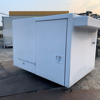  No.414 保冷 バン 軽トラ 仕様 アルミ箱 バイク倉庫 トラックコンテナ コメ保管庫 物置 DIY