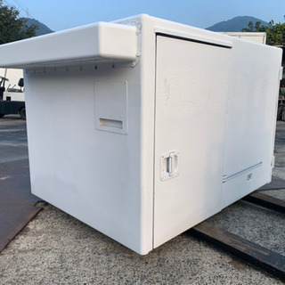  No.414 保冷 バン 軽トラ 仕様 アルミ箱 バイク倉庫 トラックコンテナ コメ保管庫 物置 DIY