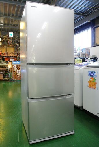 東芝 3ドア冷蔵庫 GR-H34SY(S) 2017年製。清掃・動作確認済。当店の保証6ヵ月付きです。