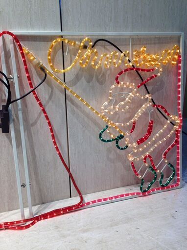 ☆2491☆チューブライト モチーフ ブランコサンタ WG-6487 クリスマス