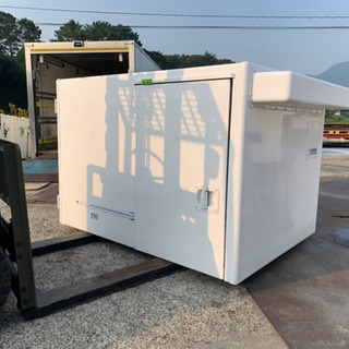  No.415 保冷バン 軽トラ 仕様 アルミ箱 バイク倉庫 トラックコンテナ コメ保管庫 物置 DIY