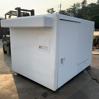  No.415 保冷バン 軽トラ 仕様 アルミ箱 バイク倉庫 トラックコンテナ コメ保管庫 物置 DIY