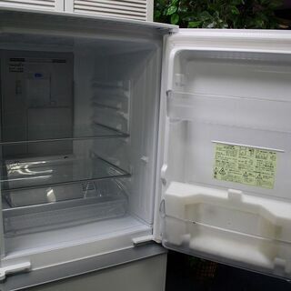 R2216) SHARP 中古 シャープ 2ドア冷凍冷蔵庫 137L ガラストップ SJ 