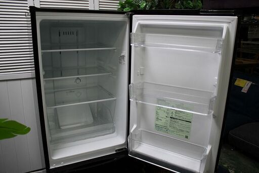 R2215) TOSHIBA 中古 東芝 2ドア冷凍冷蔵庫 153L GR-P15BS(K) 2019年製