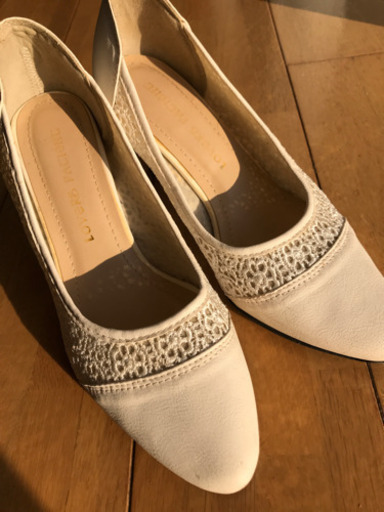 白レースパンプス Ai 大学の靴 パンプス の中古あげます 譲ります ジモティーで不用品の処分