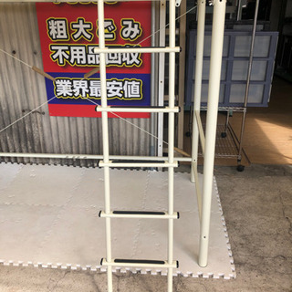 リサイクルショップ八光 田上店 配達・設置OK】ホワイト ロフトベット