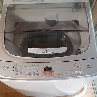 【ネット決済・配送可】洗濯機 AQUA 10kg