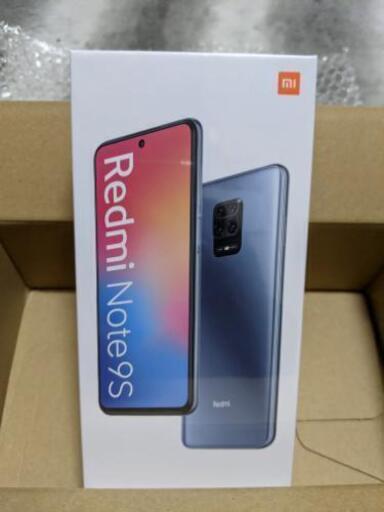 新品未開封　Xiaomi  Redmi Note 9S 4/64　オーロラブルー