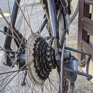 電動自転車 スポーツ Panasonic ハリヤ 大容量バッテリー16AH 外装7段変速