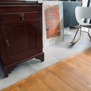 イギリス アンティーク 無垢材×真鍮/クラシック 英国 収納 チェスト