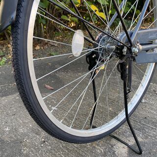 シティサイクル（美品） 27インチ オートライト Levezza fiore