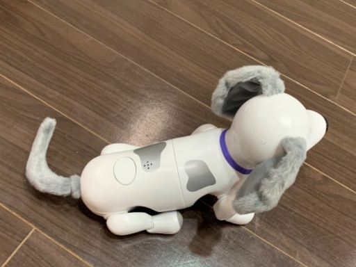 タカラトミー オムニボット ハロー ズーマー ミニチュアダックス ホワイト 動作品 ロボット犬 おもちゃ 電子ペット ふみ 泉中央のおもちゃ 電子玩具 の中古あげます 譲ります ジモティーで不用品の処分