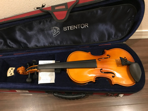 好評超歓迎STENTOR SV-180 4/4 バイオリン ケース付 バイオリン