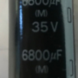 コンデンサ 6800μF 35V +85℃ 松下電器 日本製 10個