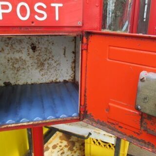 【昭和48年】レトロな郵便ポスト・郵便受け 鍵付き 壁掛け式／アンティーク