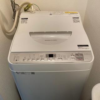 極美品！2019年製　タテ型洗濯乾燥機 ES-TX5C