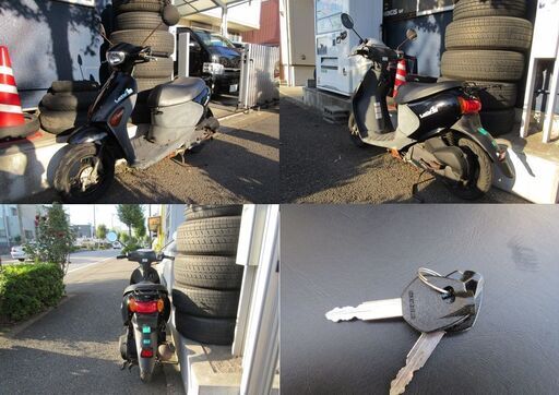 埼玉川口発！スズキ　レッツ４　ブラック　軽整備済み　即引き渡し可能！ 埼玉川口発！スズキ レッツ4 ブラック 軽整備済み 即引き渡し可能！