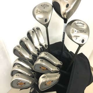 【値下げ！】◆Callaway キャロウェイ◆ゴルフクラブ 他 14本フルセット＋adidas キャディバッグ＋付属品多数付き　