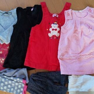 女児服【90】秋冬物まとめ売り