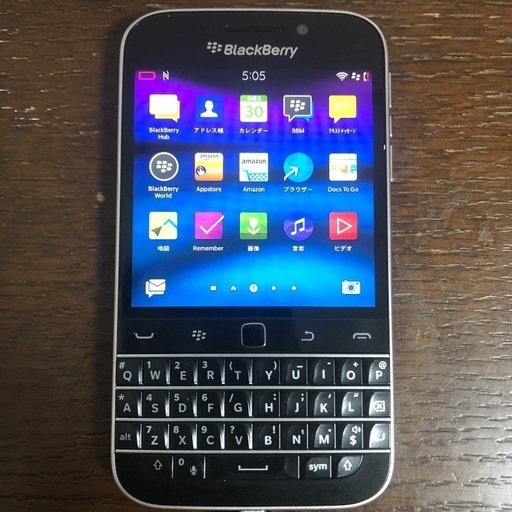 Blackberry Classic Q Simフリー O3 Mist おもろまちのその他の中古あげます 譲ります ジモティーで不用品の処分