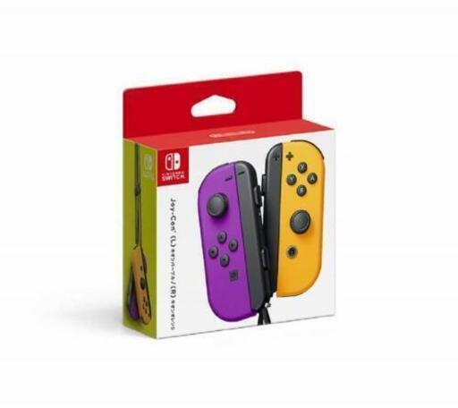 新品未使用　任天堂　switch　JOY-CON  スイッチ　ジョイコン　ネオンパープル　ネオンオレンジ