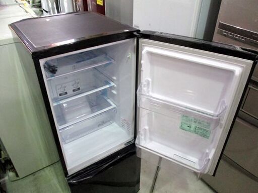◇冷蔵庫 146L 2ドア 2017年製 三菱 MR-P15C-B ブラック 右開き  