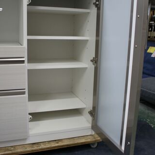 R2236) ニトリ 中古 カウンターポスティア90 ホワイト キッチン