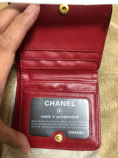 財布CHANEL  ノベルティ　折りたたみ財布