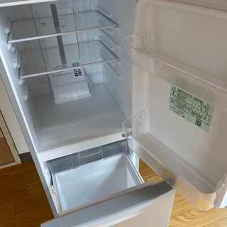 #4238 2ドア冷蔵庫 Panasonic NR-B14AW-S ほぼ未使用 - 家電