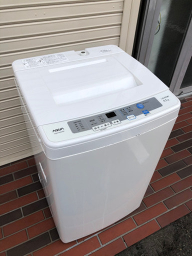 ■美品■AQUA 全自動洗濯機　アクア　ホワイト　AQR-S45C