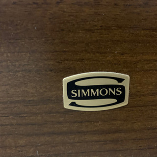 【ネット決済】SIMMONSのシングルサイズのベッド&マットレス一個