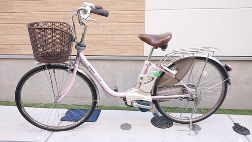 バッテリー最高レベル　8AhPanasonic　電動自転車　ビビDX　26インチ　電動自転車　電動アシスト自転車　10/30