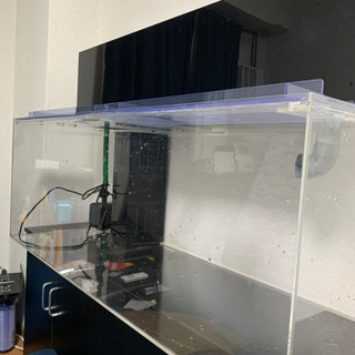 【熱帯魚！】でっかい水槽120cm×45cm×45cm　アクリル水槽　ろ過層、照明、ポンプセットNoＡ 120cm水槽(単体)アクロ120N(120×45×45cm) フタ無し 代引不可 | チャーム