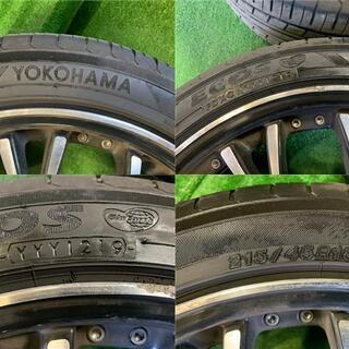 値下げします！【コミコミ価格】BADX LOXARNY 632 18インチ☆☆2019年製YOKOHAMA ECOS ES31☆215/45R18☆中古 No.171SH