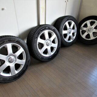 E51 エルグランド☆純正アルミホイールとスタッドレス 215／60R 17