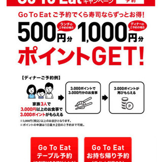くら寿司　GO TO EATキャンペーン