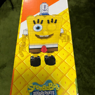 【超激レア商品】⭐︎スポンジボブ巨大貯金箱　Mega Bloks SquarePants Block Construction Set レゴ  アメトイ