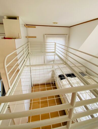 Ikea Svarta スヴェルタ ロフトベッドフレーム 白色 解体済 組み立て説明書付 しんご 逗子の家具の中古あげます 譲ります ジモティーで不用品の処分