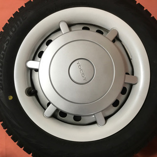 ブリヂストンVRX2 155/65R14 14×4.5J +45 2019年製造バリ山 ダイハツ 