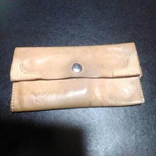 ◆ハンドメイド使用品薄革長財布