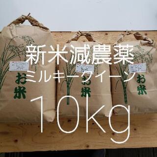 【新米減農薬】ミルキークイーン10kg 無料配達します！