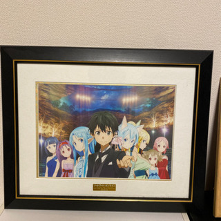 ソードアートオンライン　イベントsing all overtures 額装キャラファイングラフ