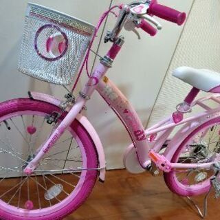 １８インチ 自転車ピンク